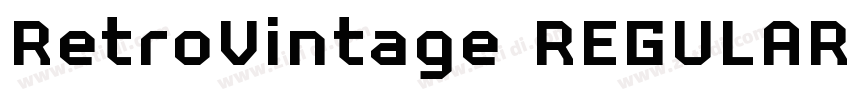 RetroVintage REGULAR字体转换